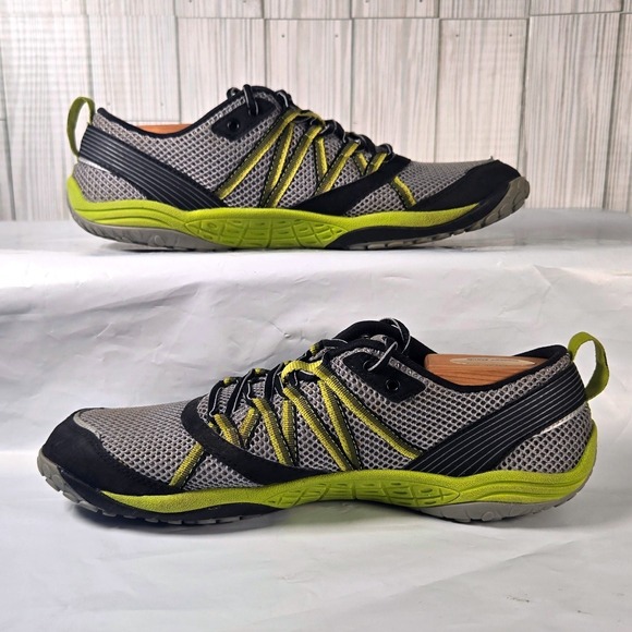 Merrell Barefoot Mens Size 9 Gray Trail Running Shoes Vibram Athletic - Picture 1 of 8